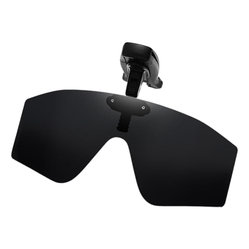 Sirseon Clip-on-Sonnenbrillen,Clip-on-Sonnenbrillen über Brillen | Randlose, blendfreie Autobrille | Sport-Sonnenbrille mit Clip-Hut, Clip-Sonnenbrille für Herren von Sirseon