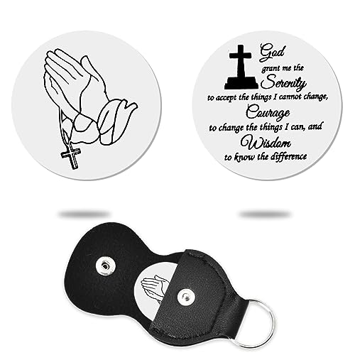 Soberity Gifts for Women Men Friends Religious Gifts God Grant Me the Serenity Pocket Hug Token for Son Daughter Birthday Gifts for Mom Serenity Prayer Gifts for Boys Girls Christmas Stocking Stuffers von Sisadodo