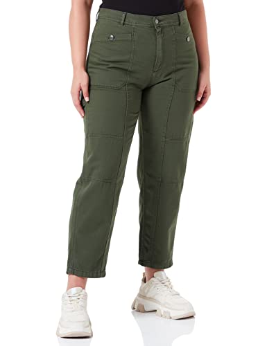 Sisley Damen Trousers 44qple00x Pants, Military Green 82m, 26 EU von SISLEY