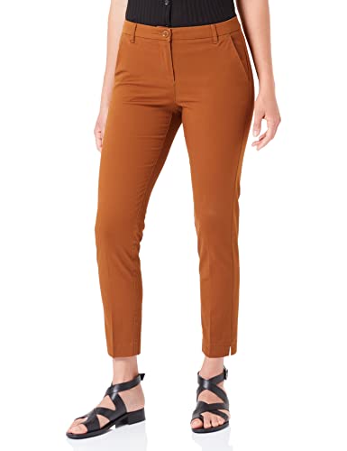 Sisley Damen Trousers 4byw55ah6 Pants, Brown 30d, 38 EU von SISLEY