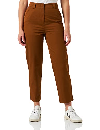 Sisley Damen Trousers 4nnslf02n Pants, Brown 30d, 38 EU von SISLEY