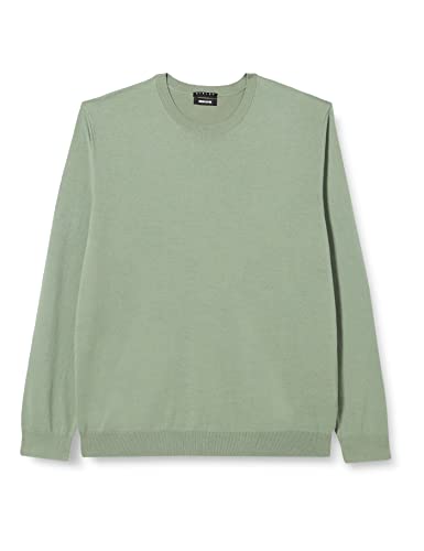 Sisley Men's L/S 10F2S1C78 Sweater, Green 075, XL von SISLEY
