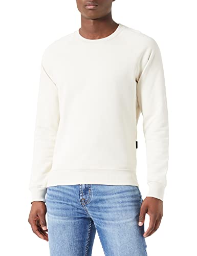 Sisley Men's Sweater L/S 3WCRS1023 Sweatshirt, Beige 0L8, L von SISLEY