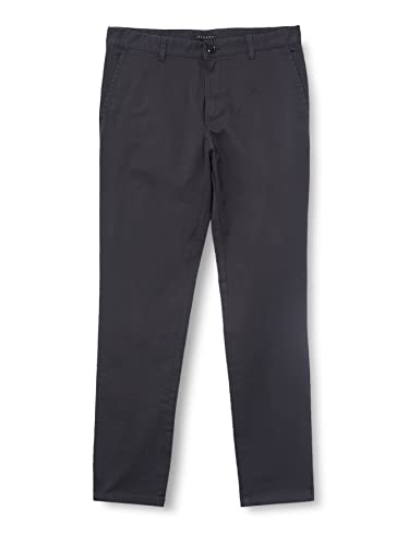 Sisley Men's Trousers 4AIHSF021 Pants, Dark Grey 19E, 46 von SISLEY