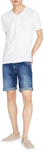 Sisley Mens Bermuda 4HC1S9001 Shorts, Blue Denim 902, 36 von SISLEY