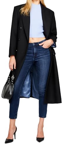 Sisley Women's Trousers 44PMLE01K Jeans, Dark Blue Denim 902, 33 von SISLEY