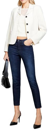 Sisley Women's Trousers 4RR3575V7 Jeans, Dark Blue Denim 902, 27 von SISLEY