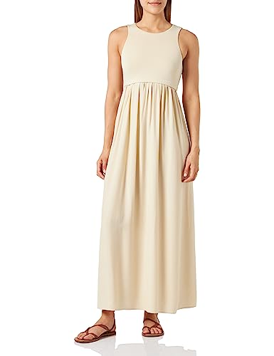 Sisley Womens 4B5FLV03M Dress, Beige 14Z, 40 von SISLEY