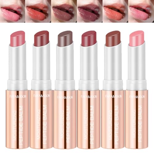 Sitovely 6PCS Feuchtigkeitsspendender Jelly Lippenstift, Moisturizing Lipstick Hydrating Lip Tint, Aufpolsternder Tinted Lip Balm Leicht Getönter Lippenbalsam Sitovely 6PCS Feuchtigkeitsspendender Jelly Lippenstift, Moisturizing Lipstick Hydrating Lip Tint, Aufpolsternder Tinted Lip Balm Leicht Getönter Lippenbalsam von Sitovely