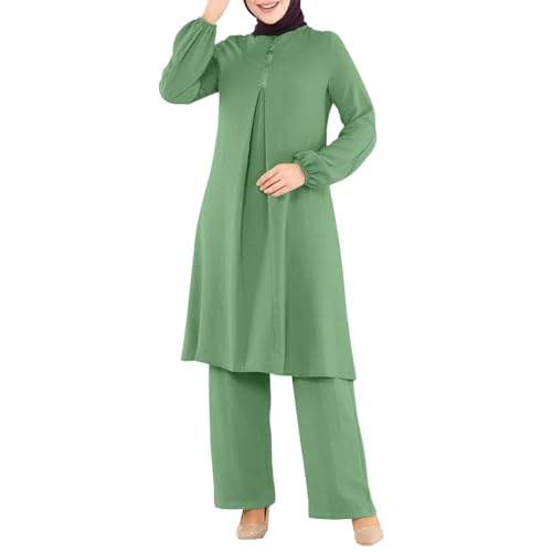 Muslim Kleidung Türkisch Muslimische Lang Kleider Set Abaya Jilbab Islamische Burka Ramadan Muslimische 2-teilige Stilvolle Sets Elegant Hose Abaya Freizeitkleid Dubai-Outfits für Frauen Muslim Kleidung Türkisch Muslimische Lang Kleider Set Abaya Jilbab Islamische Burka Ramadan Muslimische 2-teilige Stilvolle Sets Elegant Hose Abaya Freizeitkleid Dubai-Outfits für Frauen von Sizoer