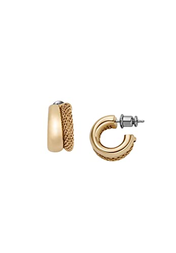 Skagen Ohrringe Für Frauen Merete, W: 7.5mm Gold Edelstahl Ohrringe, SKJ1595710 von Skagen