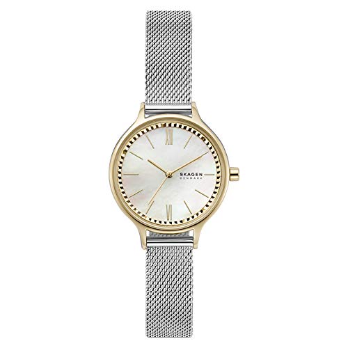 Skagen Damen Quarz 3 Zeiger Uhr mit Armband ANITA SKW2866 von Skagen
