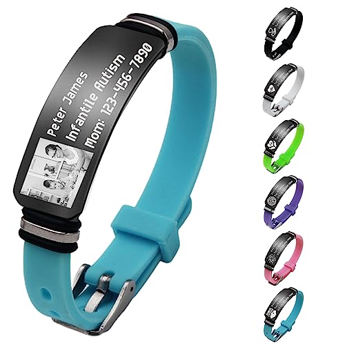 Skartam Personalisiertes medizinisches Notfall-Armband für Damen und Herren, personalisierbar, Sport-Notfall-ID, Silikon-Armband mit kostenloser Gravur, Bild, Logotext, Engrave Picture & Tex Skartam Personalisiertes medizinisches Notfall-Armband für Damen und Herren, personalisierbar, Sport-Notfall-ID, Silikon-Armband mit kostenloser Gravur, Bild, Logotext, Engrave Picture & Tex von Skartam