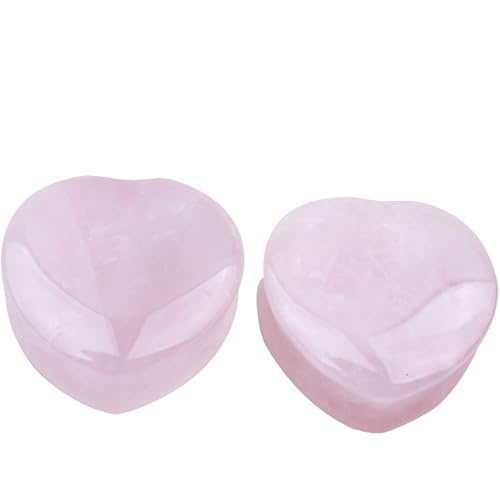 2Pcs Tunnel 16mm Männer Stein, Tunnel Frauen Rosa Rosa Herzstein Piercing Set von Skcess