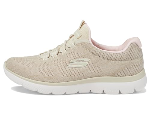 Skechers 12983 Summits-Quick Getaway Damen, Taupe/Pink = TPPK, 10.5 US Wide von Skechers