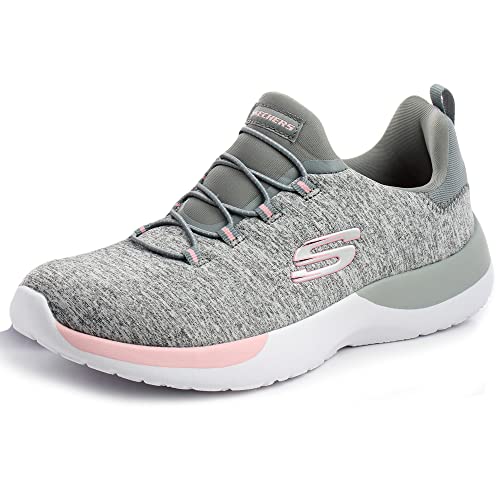 Skechers Damen Dynamight-Durchbruch Sneaker, Grau, Hellrosa, 39 EU von Skechers