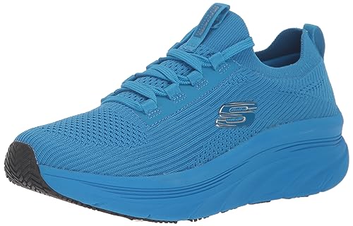 Skechers D'lux Walker Sr- Ozema, entspannte Passform, athletisches Styling, Gesundheitspflege, professioneller Schuh, Blau, 9.5 von Skechers