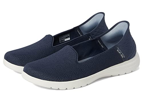 Skechers Damen 136542 NVY Freizeitschuhe, Marineblau, Textil, 42 EU von Skechers