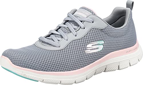 Skechers Damen Flex Appeal 4.0 Brilliant View Sneaker, Gray, 40 EU von Skechers