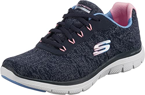 Skechers Damen Flex Appeal 4.0-Fresh Move Sneaker, Navy, 39 EU von Skechers