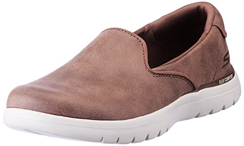 Skechers Damen Flex Lavish für unterwegs Hausschuh, braun, 36.5 EU von Skechers