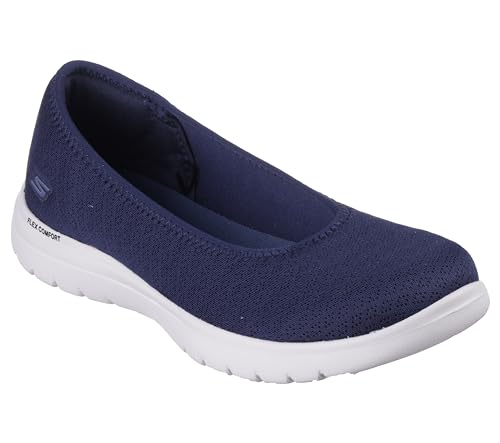 Skechers Damen Flex für unterwegs-Siena Slipper, Marineblau/Weiß, 36.5 EU von Skechers