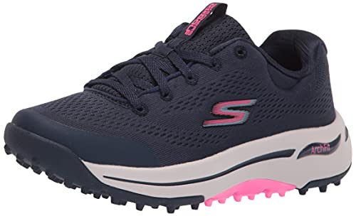 Skechers Damen Go Golf Arch Fit Golfschuh Golfschuh, Navy Pink, 40 EU von Skechers