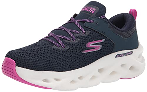 Skechers Damen Go Run Swirl Tech Dash Charge Sneaker, Navy Textile, 38 EU von Skechers