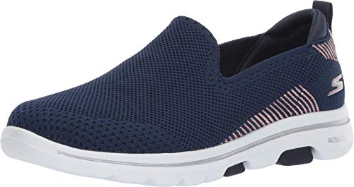 Skechers Damen Go Walk 5 - Prized Turnschuh, Navy, 39.5 EU von Skechers