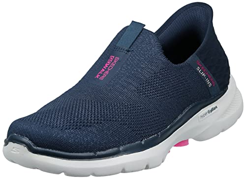 Skechers Damen GO Walk 6-Fabulous View Sneakers,Sports Shoes, Navy, 39 EU von Skechers