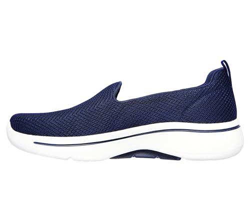 Skechers Damen Go Walk Arch Fit Grateful Sneaker, Marineblau Weiß, 42 EU von Skechers