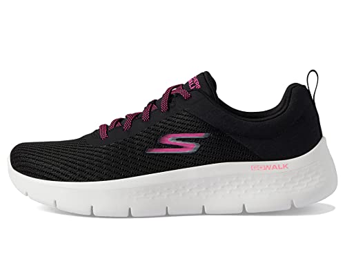 Skechers Damen Go Walk Flex-Alani Sneaker, Schwarz/Pink, 37 EU von Skechers