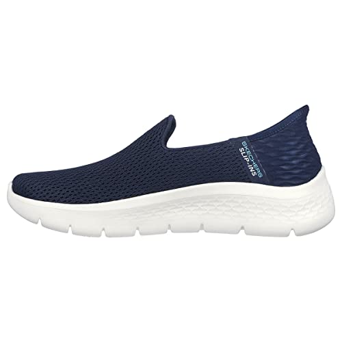 Skechers Go Walk Flex Slip-Ins-Relish Sneaker für Damen, Marineblau, 37.5 EU Weit von Skechers