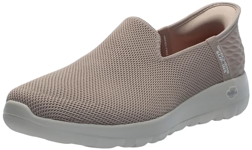 Skechers Damen Go Walk Joy Vela Hands Free Slip-ins Sneaker, Taupe, 38.5 EU Weit von Skechers