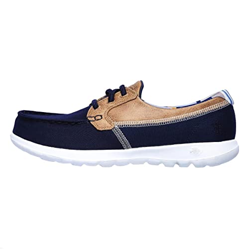 Skechers Damen Go Walk Lite Playa Vista Hohe Sneaker, Navy Textile Trim, 37.5 EU von Skechers