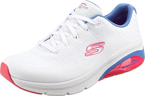 Skechers Damen Skech-AIR Extreme 2.0 Classic Vibe Sneaker, White Mesh/Blue & Pink Trim, 36 EU von Skechers