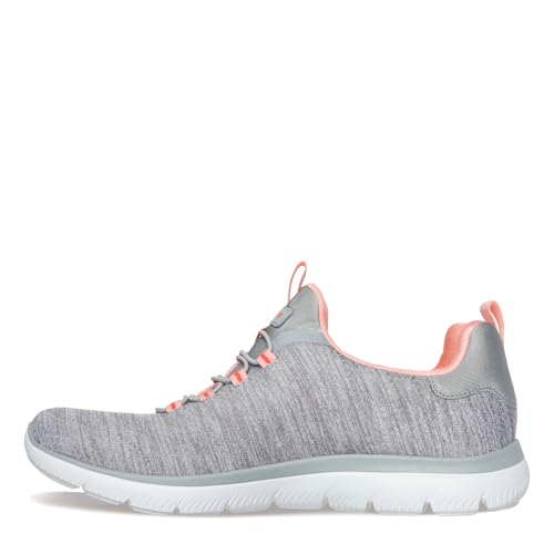 Skechers Damen Summits Sneaker, Grau/Koralle = Gycl, 38.5 EU Weit von Skechers