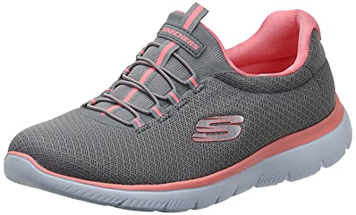 Skechers Damen Summits Sneaker, Grey Pink, 37.5 EU von Skechers