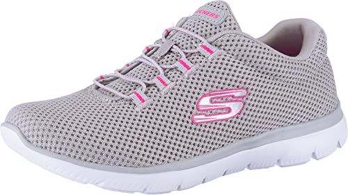 Skechers Damen Summits Sneaker , Grau/Heisses Pink , 41 EU von Skechers