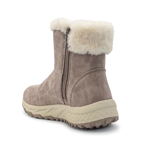 Skechers Damen Escape PLAN Cozy Collab Wanderstiefel, Taupe, 36 EU von Skechers