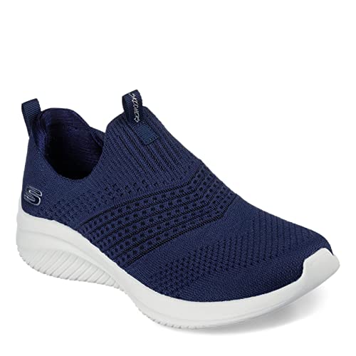 Skechers Damen Sneaker, Navy Knit Trim, 38 EU von Skechers