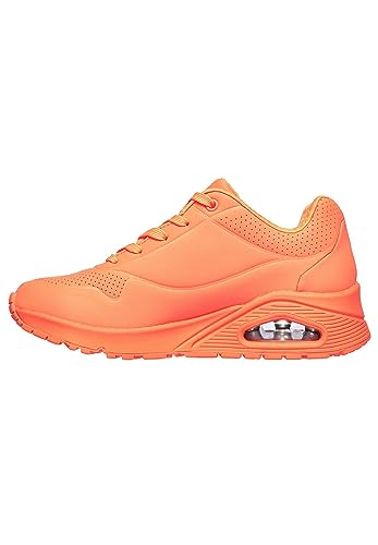 Skechers Damen Uno Night Shades Sneaker, Orange Durabuck, 39 EU von Skechers