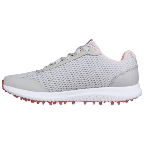 Skechers Damen Womens Shoe-GO Golf MAX 2 Fairway 3 Sneaker, Gray Mesh/Pink Trim, 37 EU von Skechers