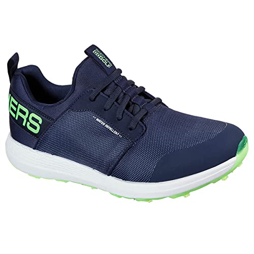 Skechers Herren Max-Sport Leicht Spikeless Golfschuhe - Marine/Lime - UK 8.5 von Skechers