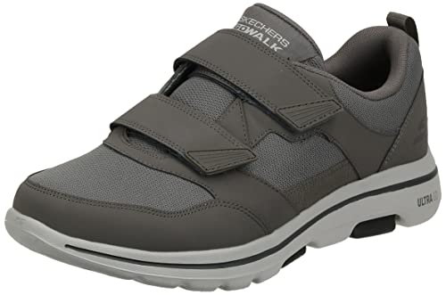 Skechers Go Walk 5 Wistful Herren Sportschuh mit Haken und Ring aus luftgekühltem Schaumstoff, Kaki, 40 EU von Skechers