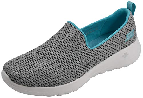 Skechers Go Walk Joy Damen-Schuh, Laufschuhe, Grau (Grau/Hellblau), 41 EU von Skechers