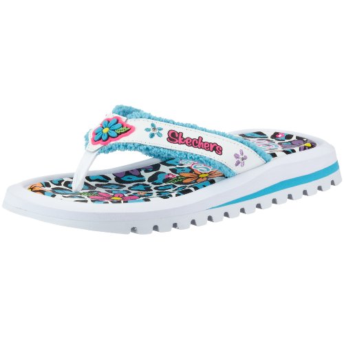 Skechers Heatwaves Sweetiez 10146L WMLT, Kinder Sandalen/Zehentrenner, weiss, (WMLT), EU 38 von Skechers