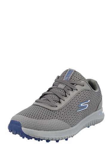 Skechers Herren GO Golf MAX 2 Fairway 3 Sneaker, Charcoal Textile/Navy Trim, 47 EU von Skechers