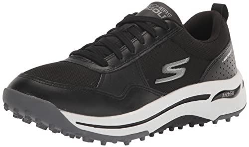 Skechers Herren GO Arch FIT-LINE UP Golf Shoes, Black, 42.5 EU von Skechers