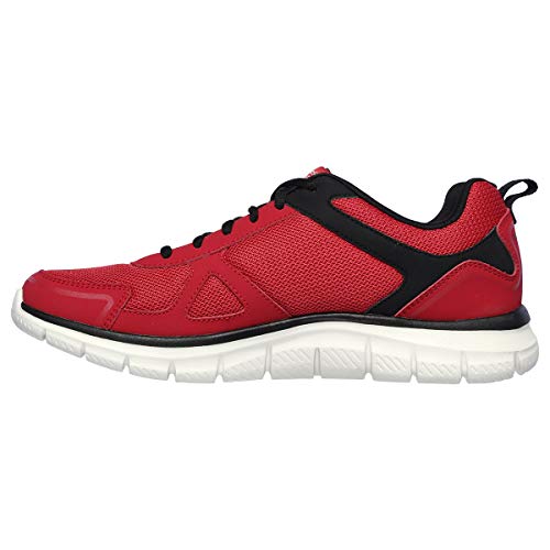 Skechers Herren Trainingsschuhe, Scloric, Rot/Schwarz, Größe 43, rot/schwarz, 44 EU von Skechers